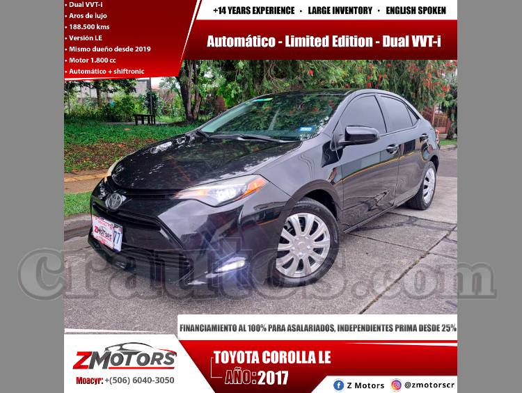 Toyota COROLLA LE 2017